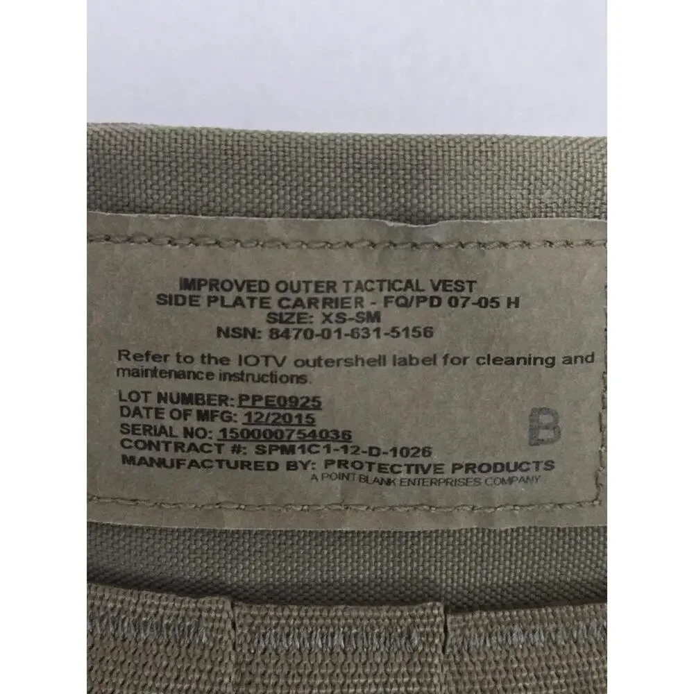 Lot of 2-Multicam molle tactical Side Plate Carrier damage 8470-01-631-5156 - Picture 3 of 3